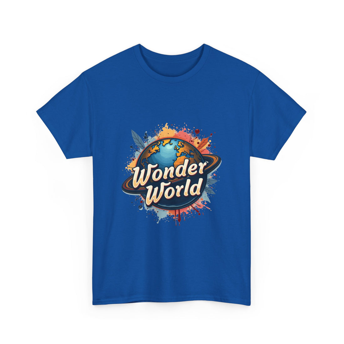 Wonder World Retro Earth Logo T-Shirt