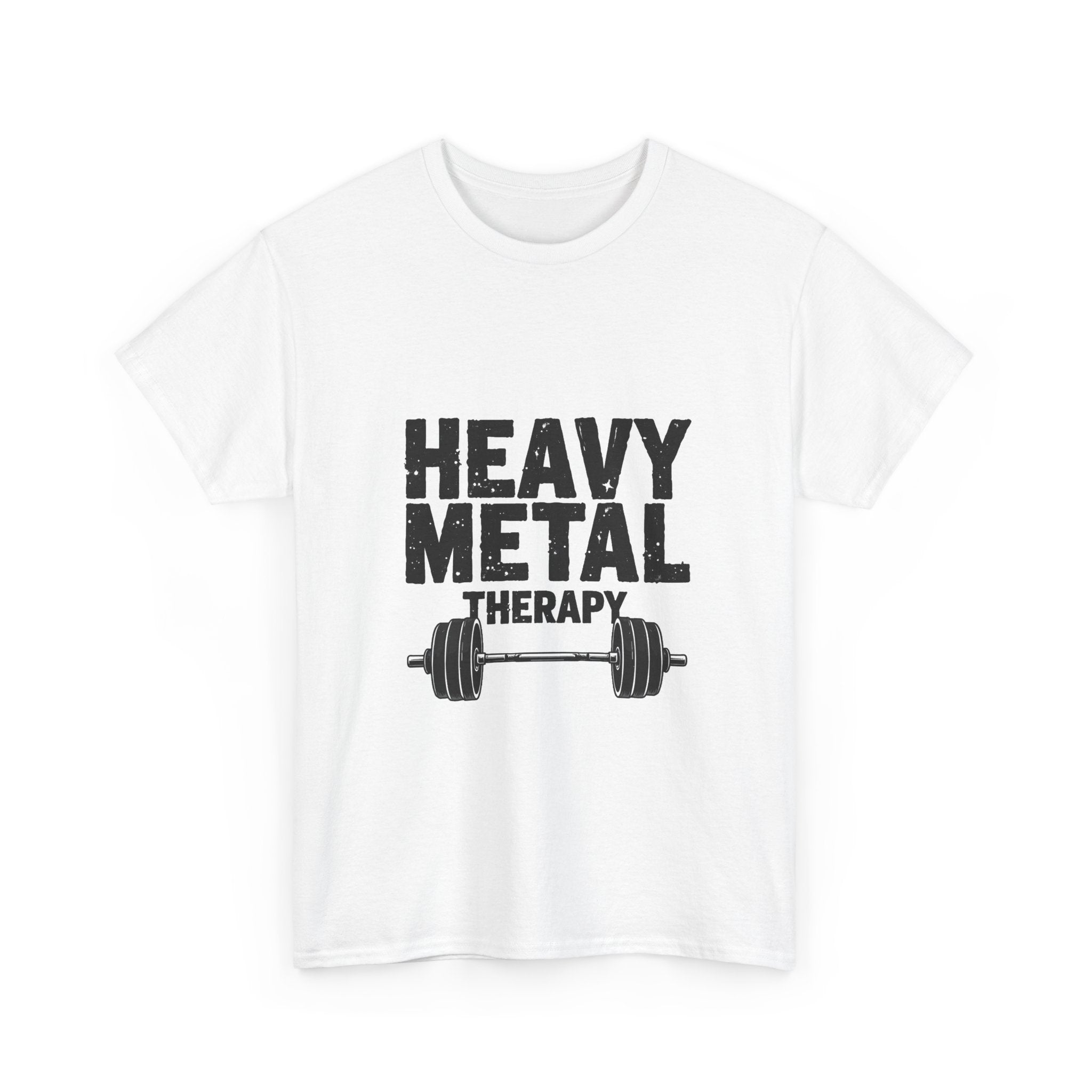 'Heavy Metal Therapy' Weightlifting Gym T-Shirt