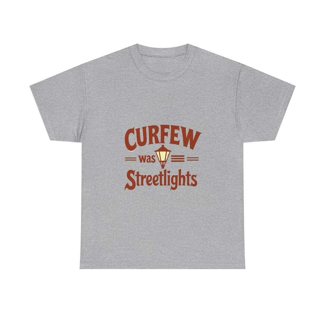 'Curfew Was Streetlights' Vintage Lamp Graphic T-Shirt