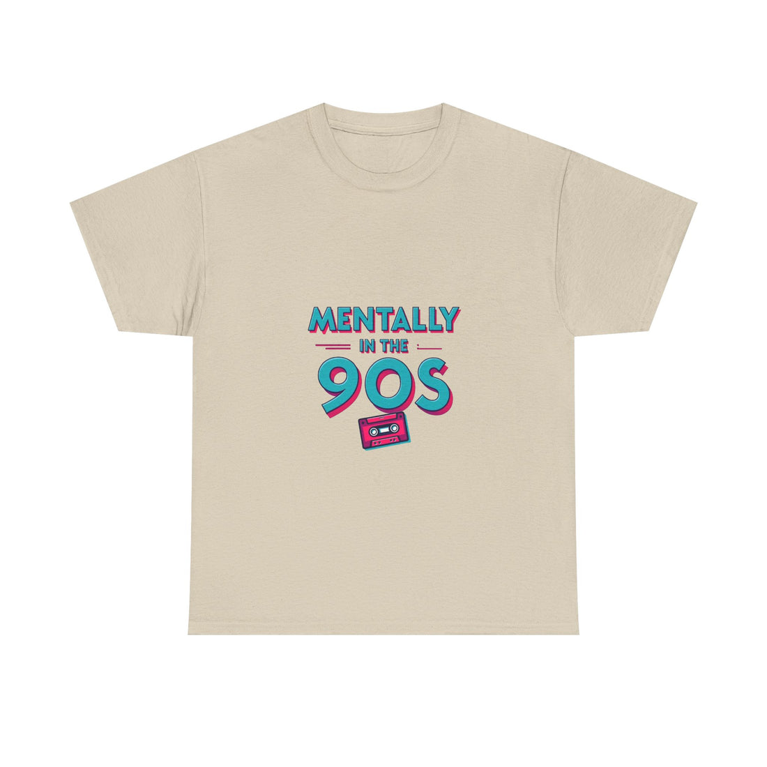 'Mentally in the 90s' Retro Cassette T-Shirt