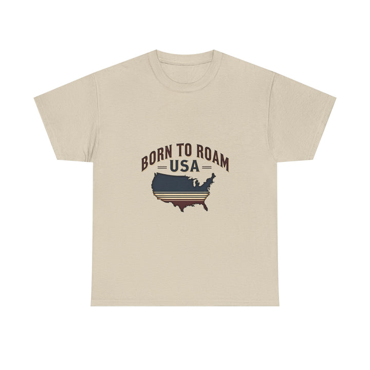 'Born to Roam USA' Vintage American Adventure T-Shirt
