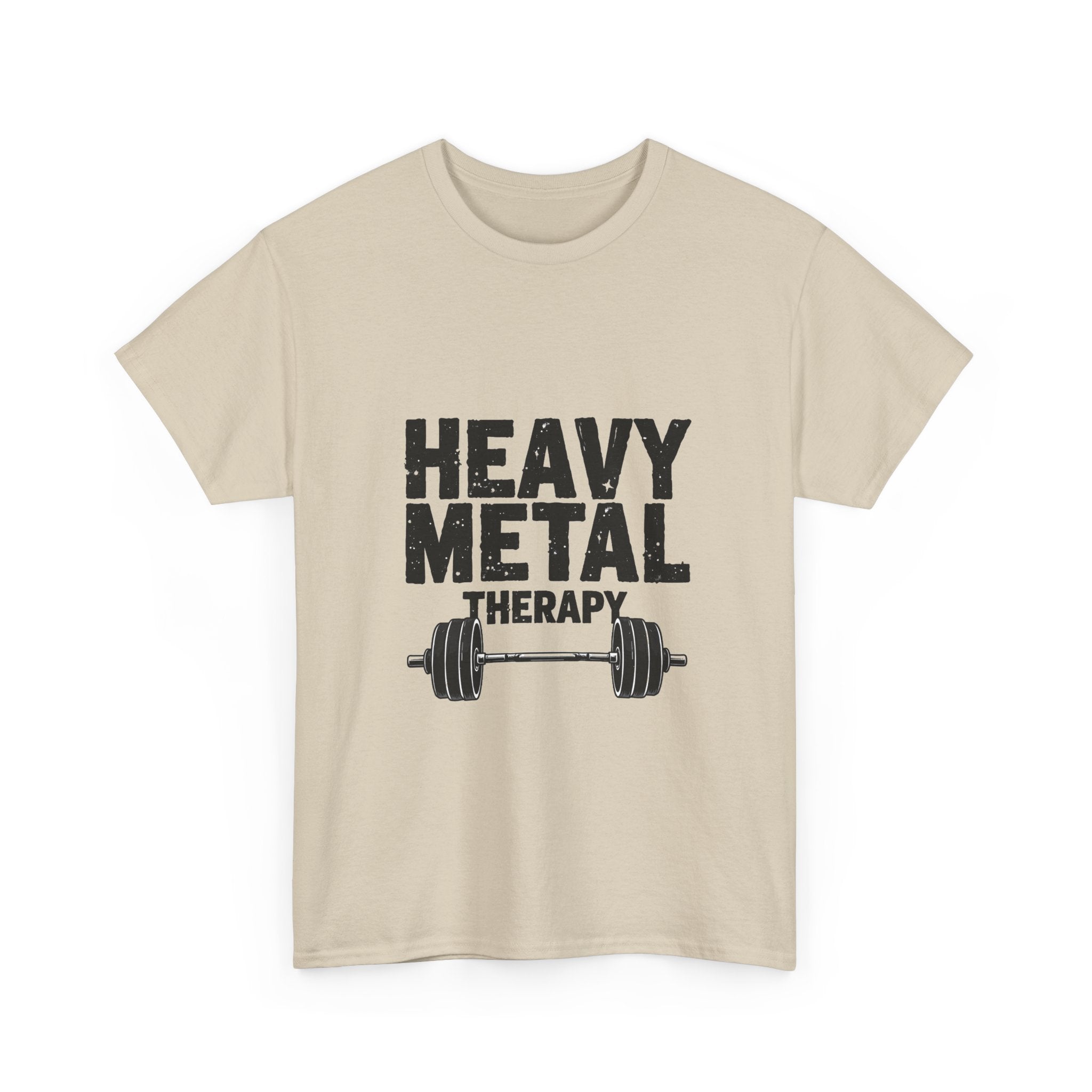 'Heavy Metal Therapy' Weightlifting Gym T-Shirt