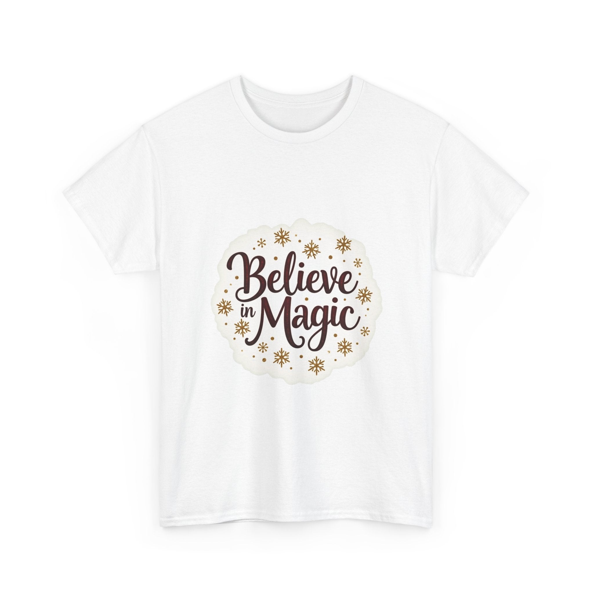 'Believe in Magic' Holiday Snowflake Graphic T-Shirt