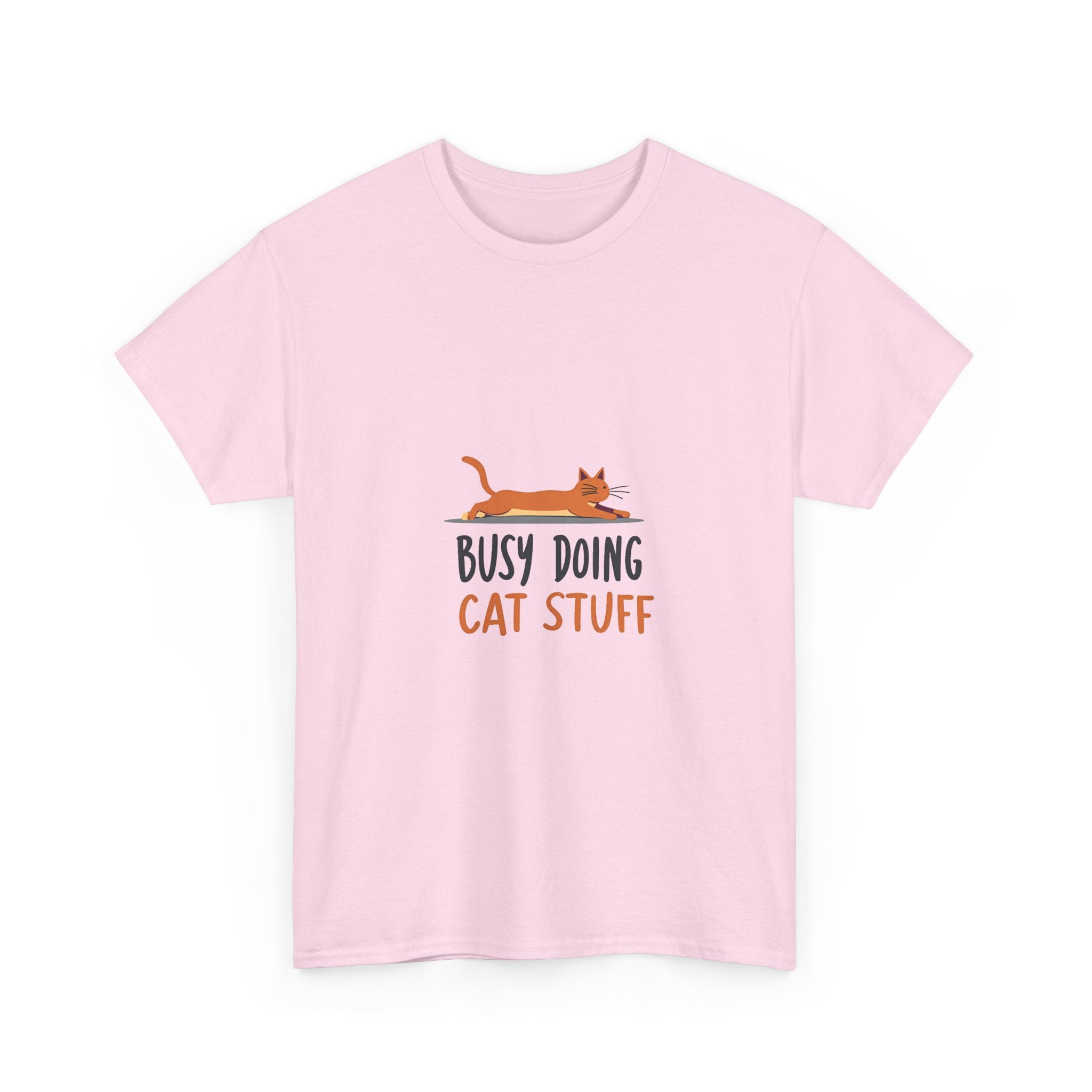 "Busy Doing Cat Stuff" Cute Cat Lover T-Shirt