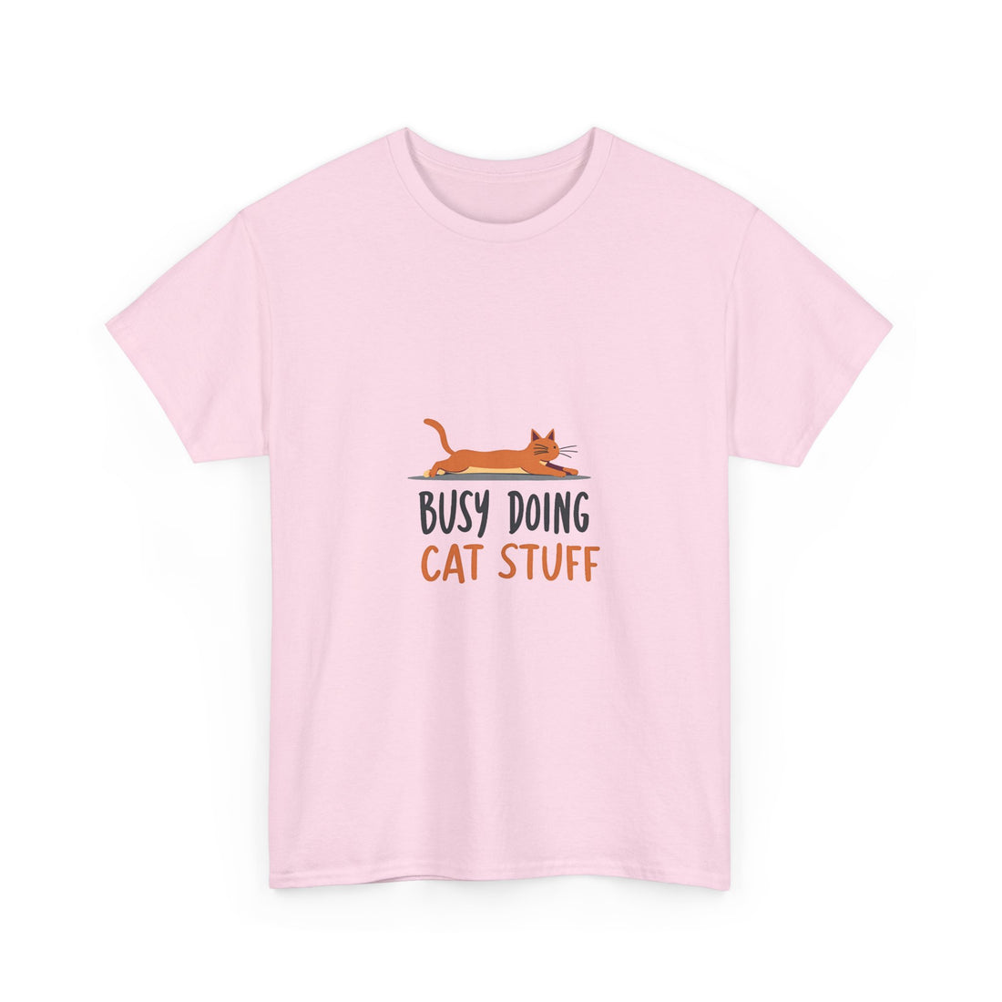 "Busy Doing Cat Stuff" Cute Cat Lover T-Shirt
