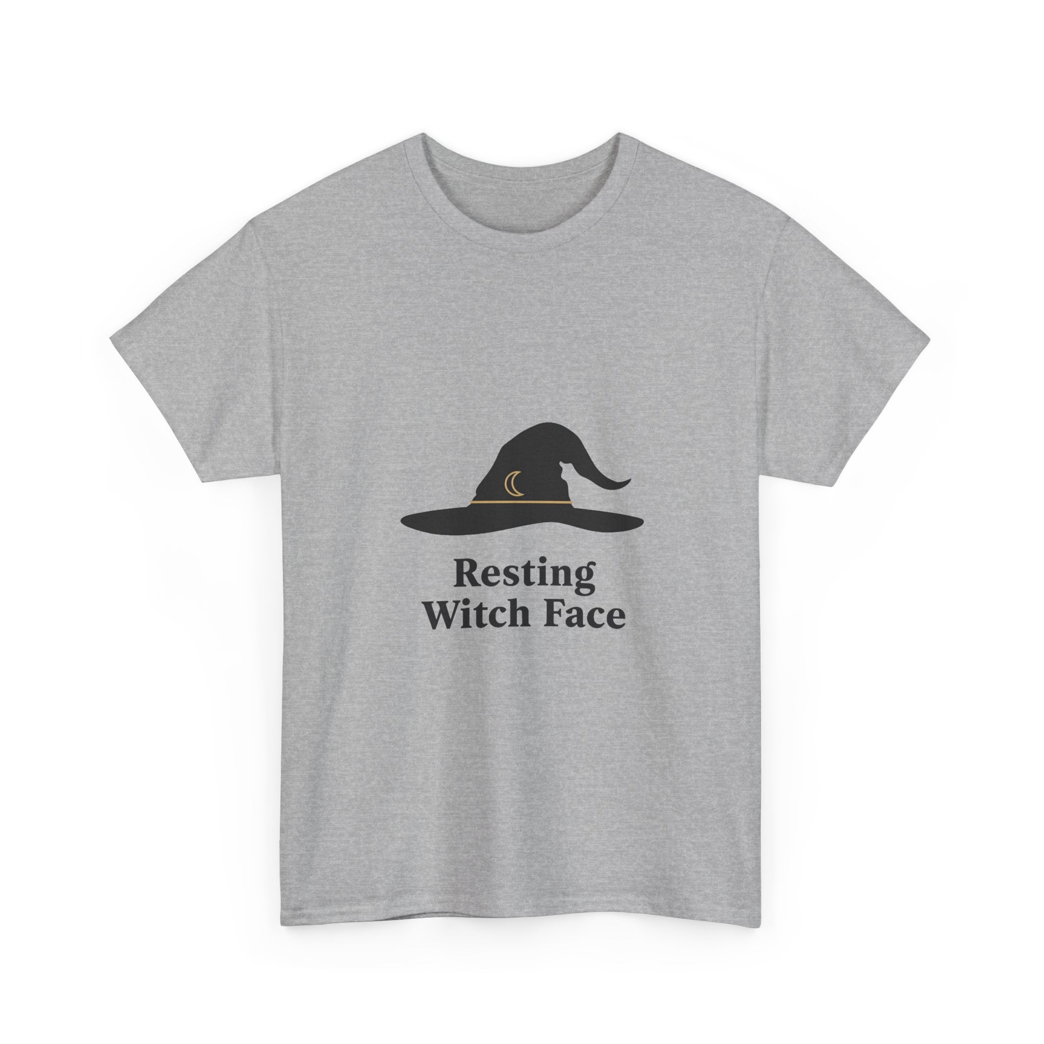 "Resting Witch Face" Witch Hat Funny Halloween T-Shirt
