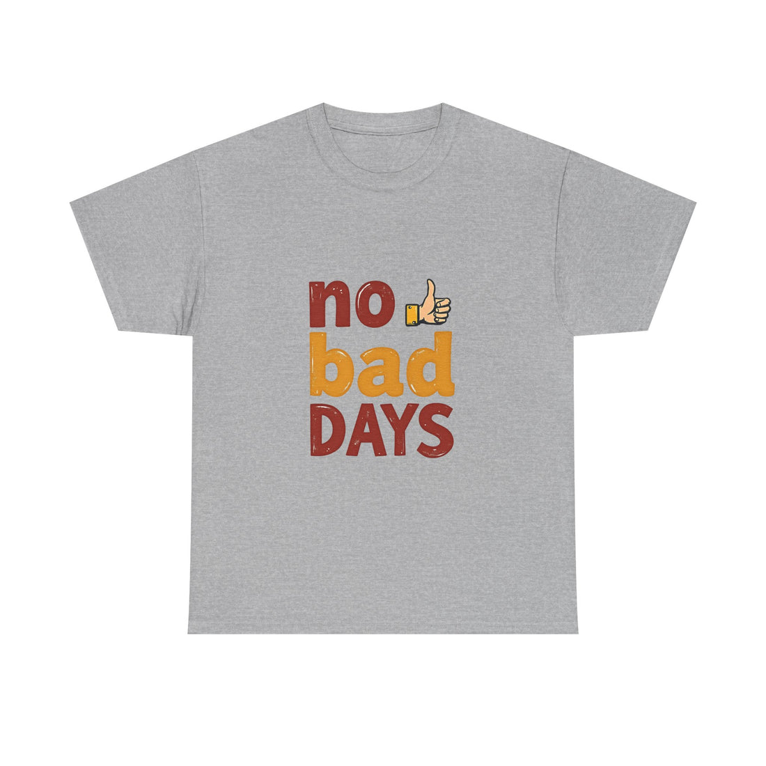 'no Bad Days' Retro Thumbs Up Positive Vibes T-Shirt