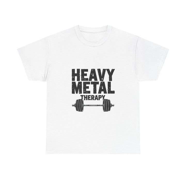 'Heavy Metal Therapy' Weightlifting Gym T-Shirt