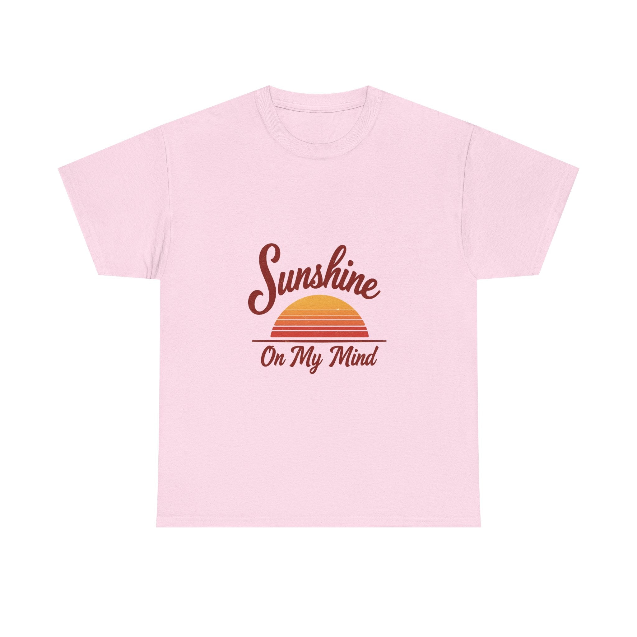 'Sunshine On My Mind' Retro Sunset Graphic T-Shirt