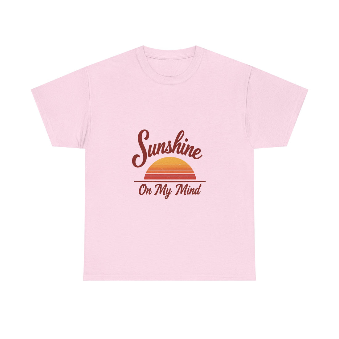 'Sunshine On My Mind' Retro Sunset Graphic T-Shirt