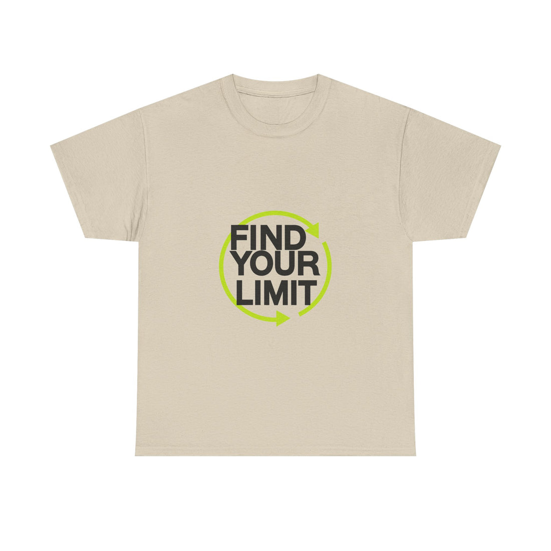 Find Your Limit Graphic Fitness T‑Shirt
