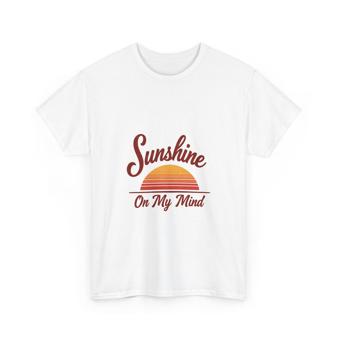 'Sunshine On My Mind' Retro Sunset Graphic T-Shirt