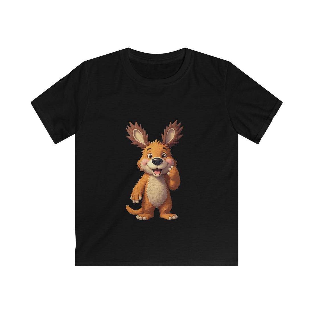 Cute Floppy-Eared Rabbit Graphic T-Shirt for Children