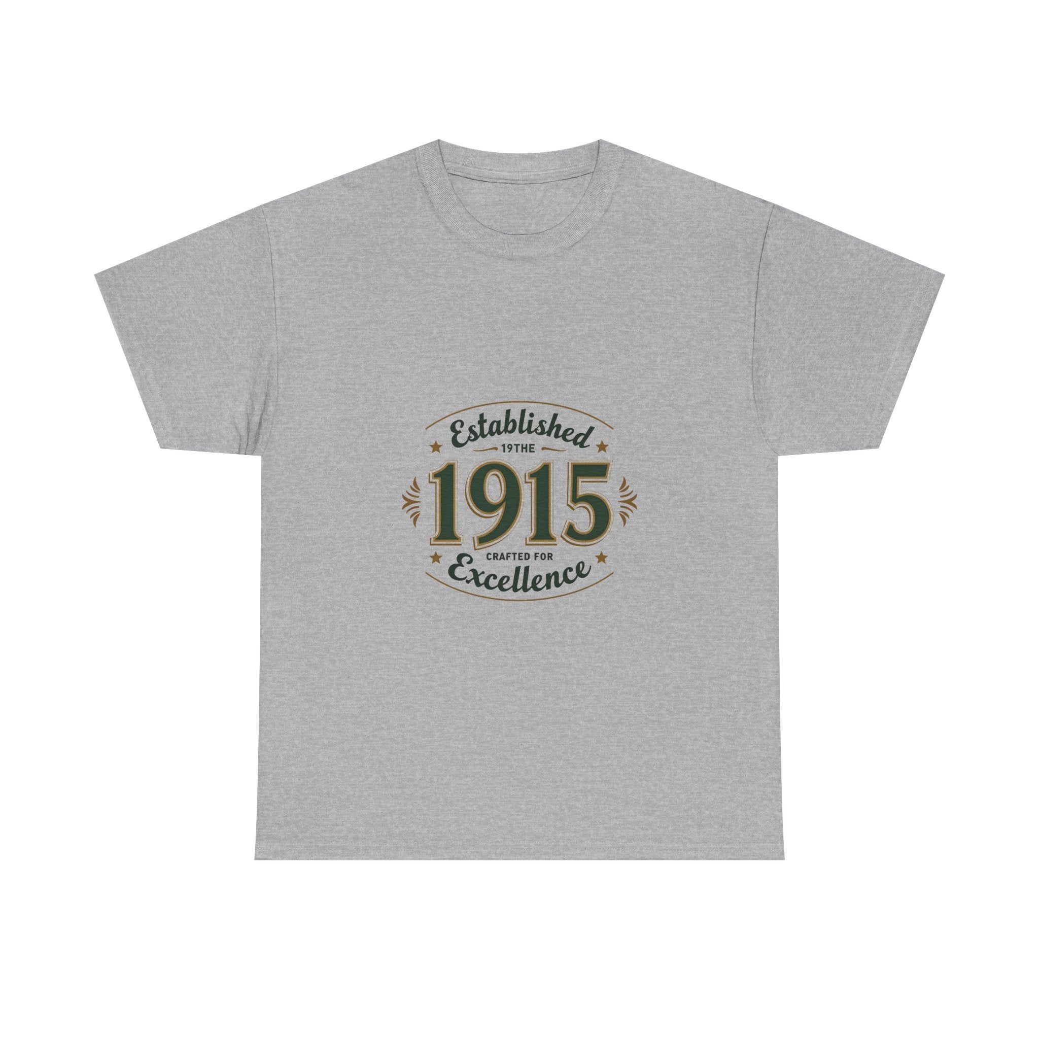 '1915 Established Excellence' Vintage Anniversary T-Shirt