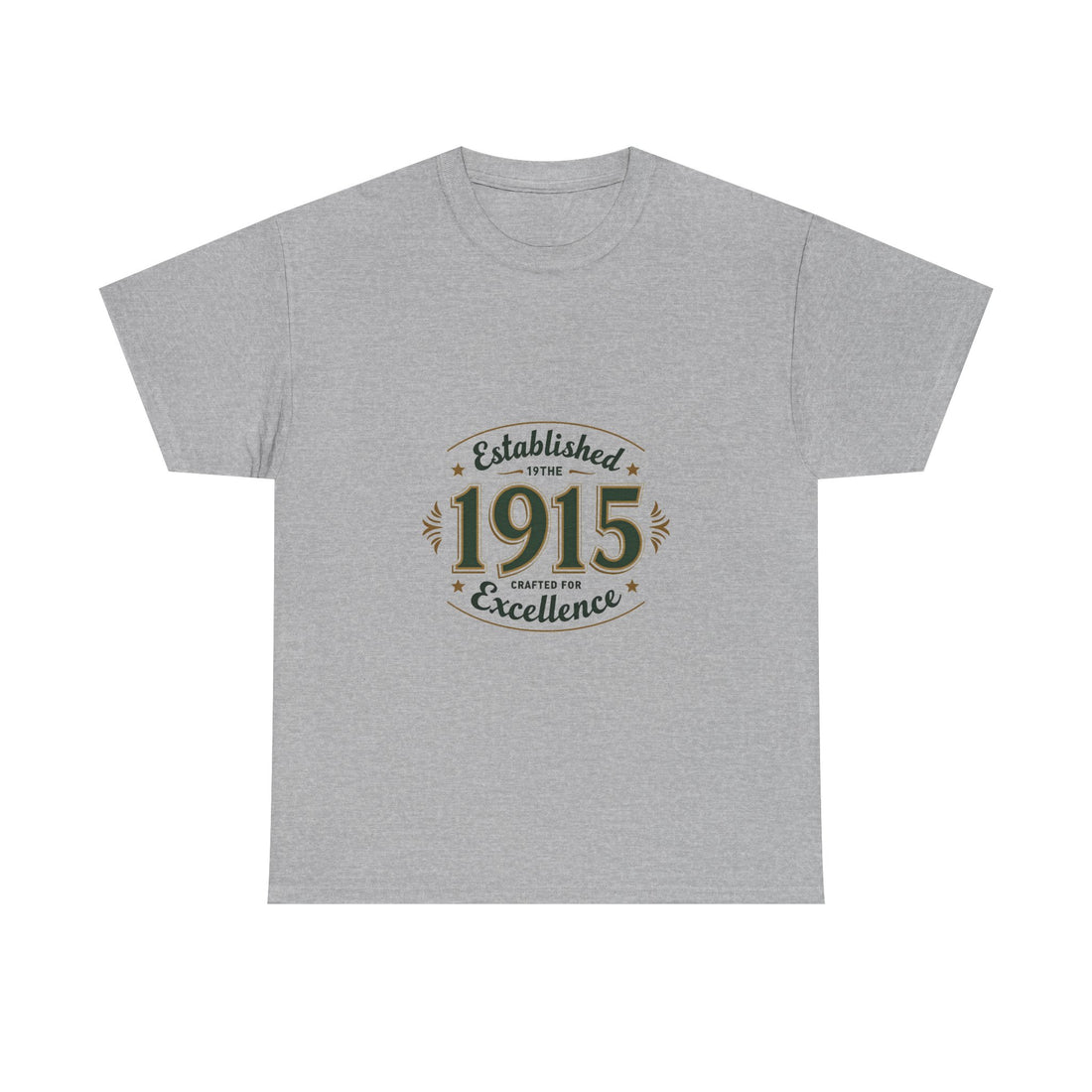 '1915 Established Excellence' Vintage Anniversary T-Shirt