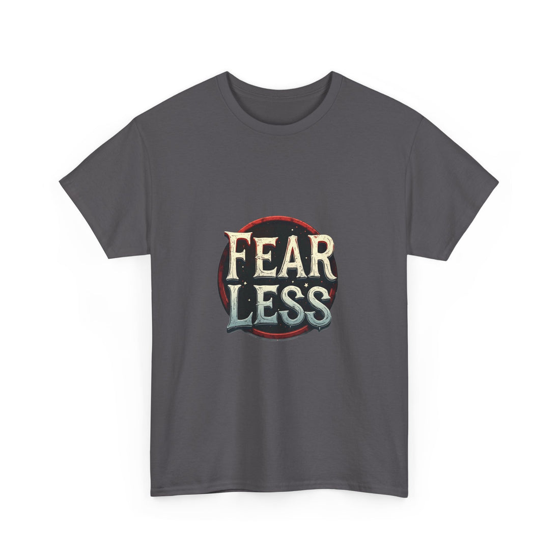 'Fearless Vintage' Graphic Retro Courage Inspirational T-Shirt