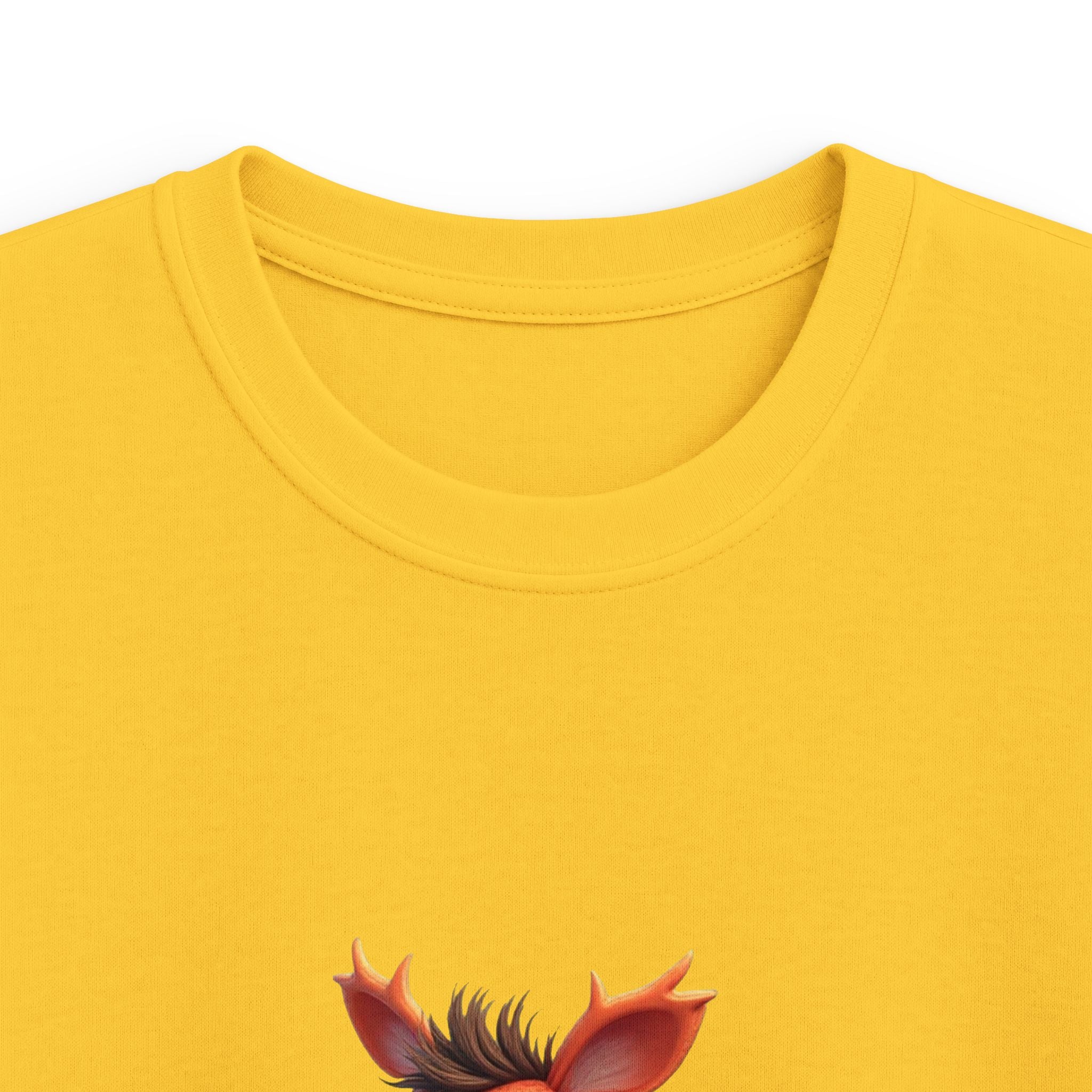Playful Orange Fantasy Monster Kids Graphic T-Shirt
