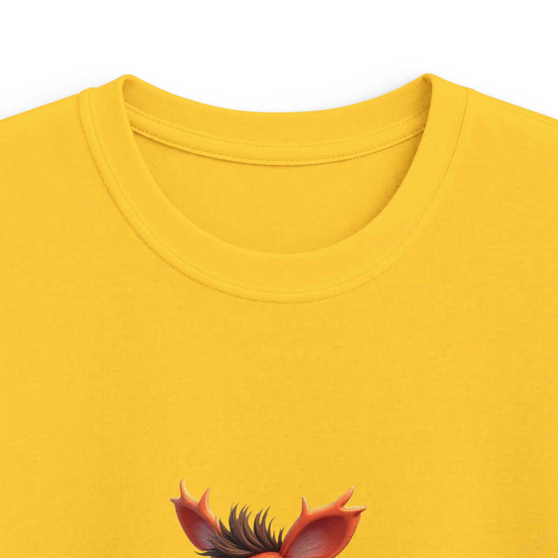 Playful Orange Fantasy Monster Kids Graphic T-Shirt
