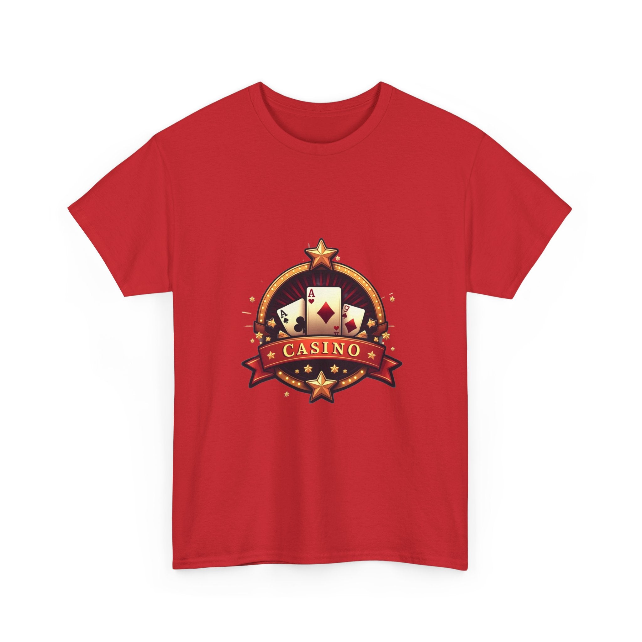 Casino Playing Cards T-Shirt — Vintage Poker Logo Tee