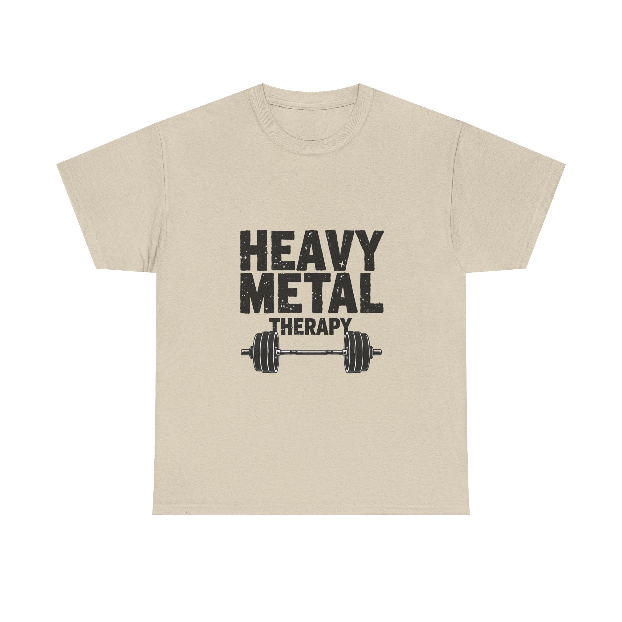 'Heavy Metal Therapy' Weightlifting Gym T-Shirt