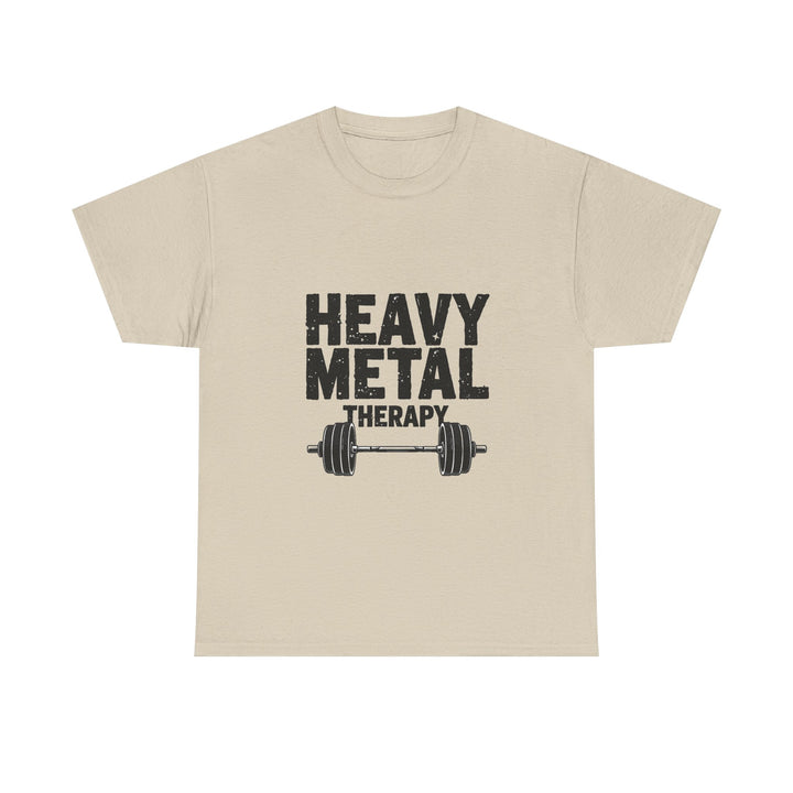'Heavy Metal Therapy' Weightlifting Gym T-Shirt