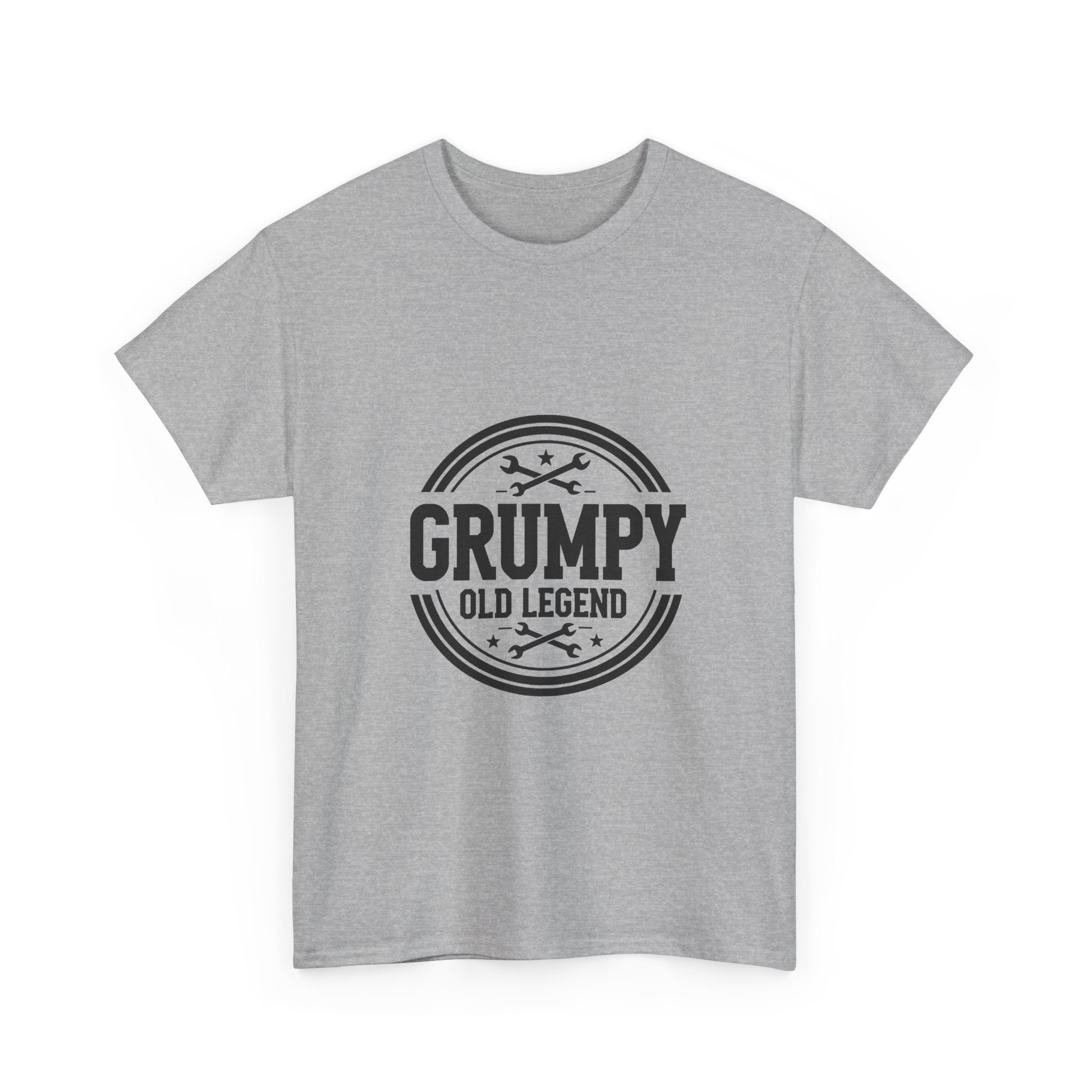 'Grumpy Old Legend' Funny Vintage Badge T-Shirt