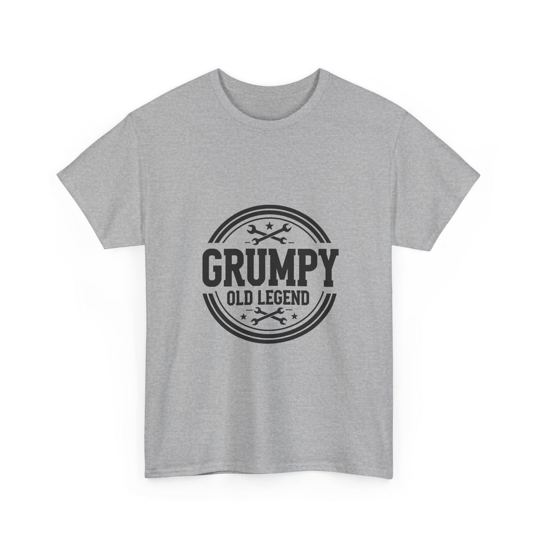'Grumpy Old Legend' Funny Vintage Badge T-Shirt