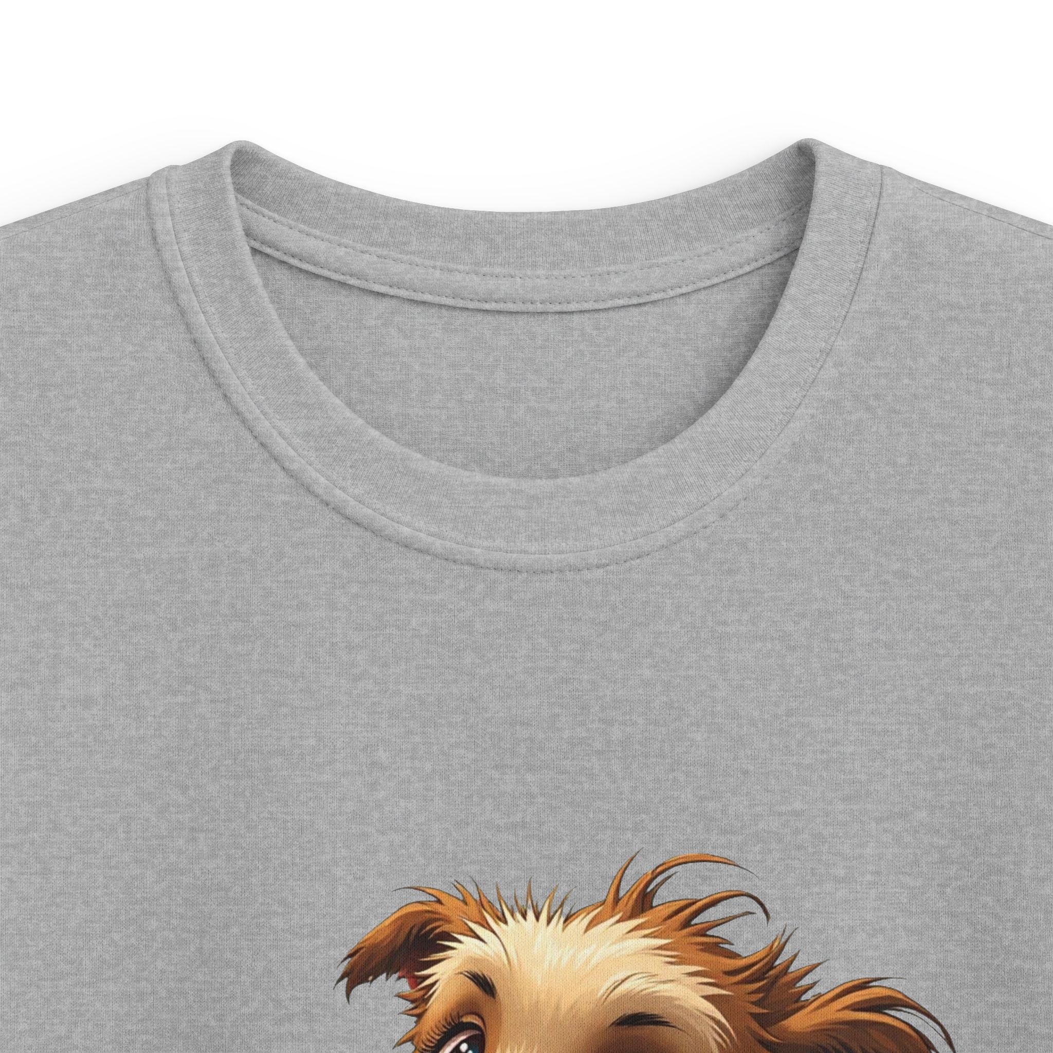 Puppy Graphic Cute Happy Dog Shirt for Children