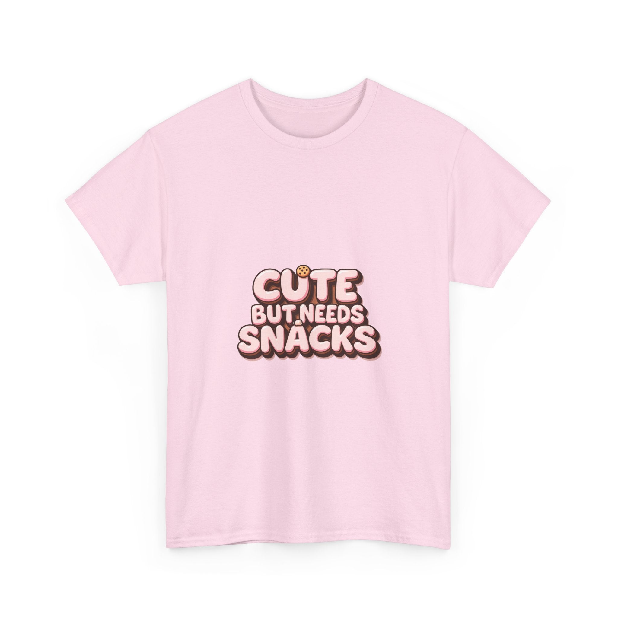 "Cute But Needs Snacks" Graphic T-Shirt