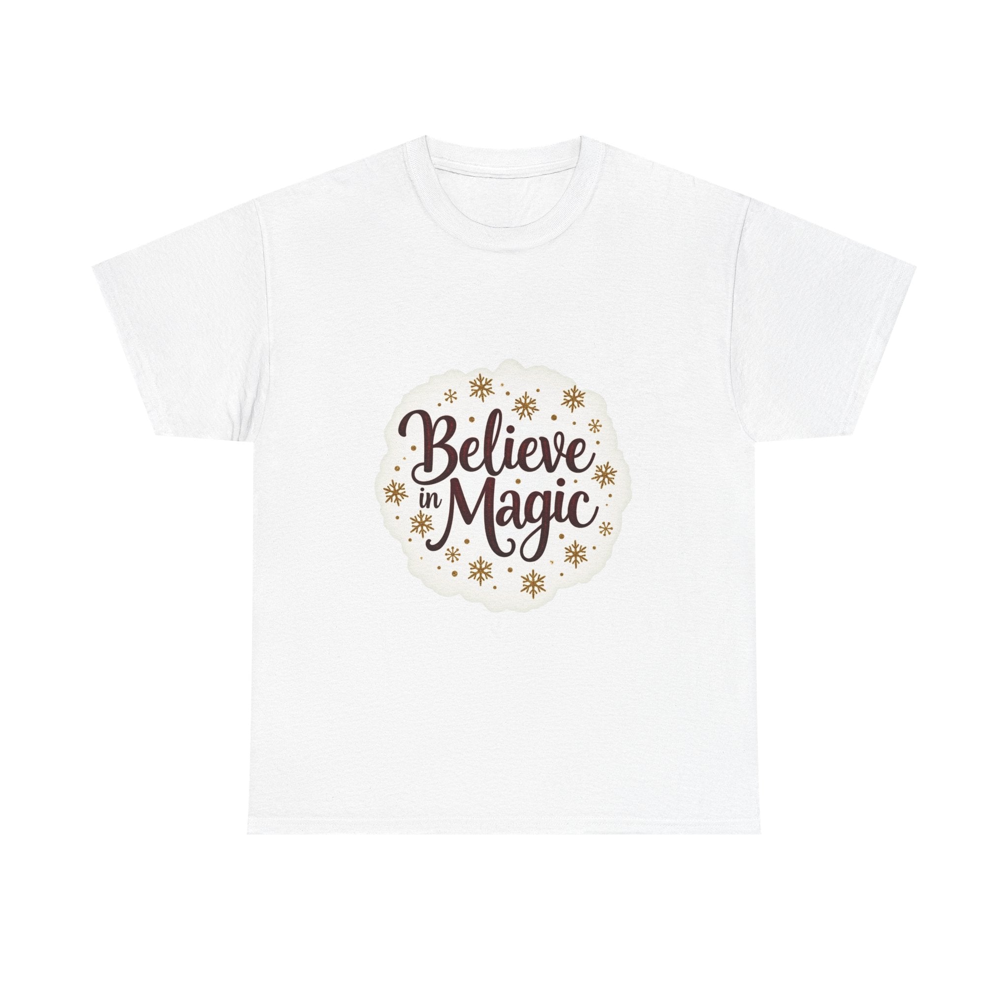 'Believe in Magic' Holiday Snowflake Graphic T-Shirt