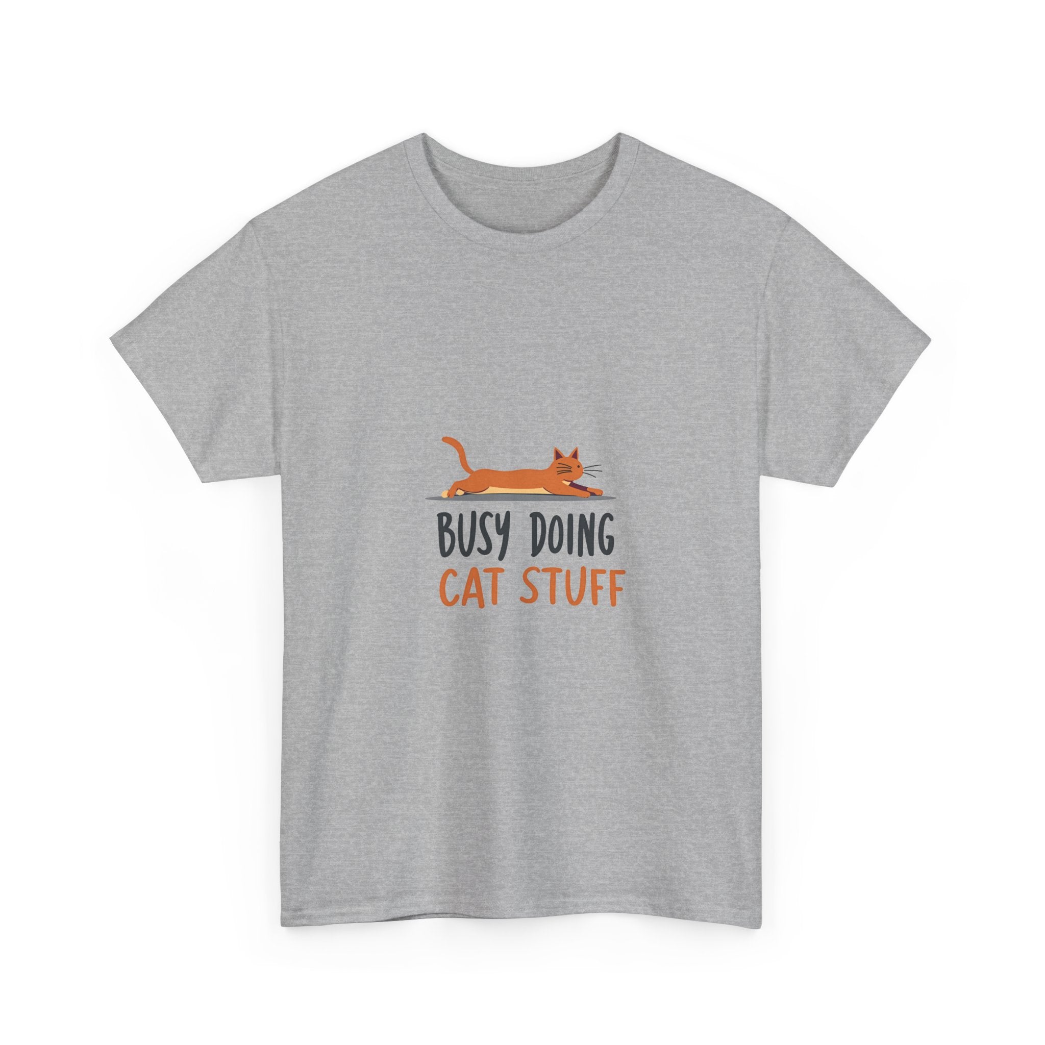 "Busy Doing Cat Stuff" Cute Cat Lover T-Shirt