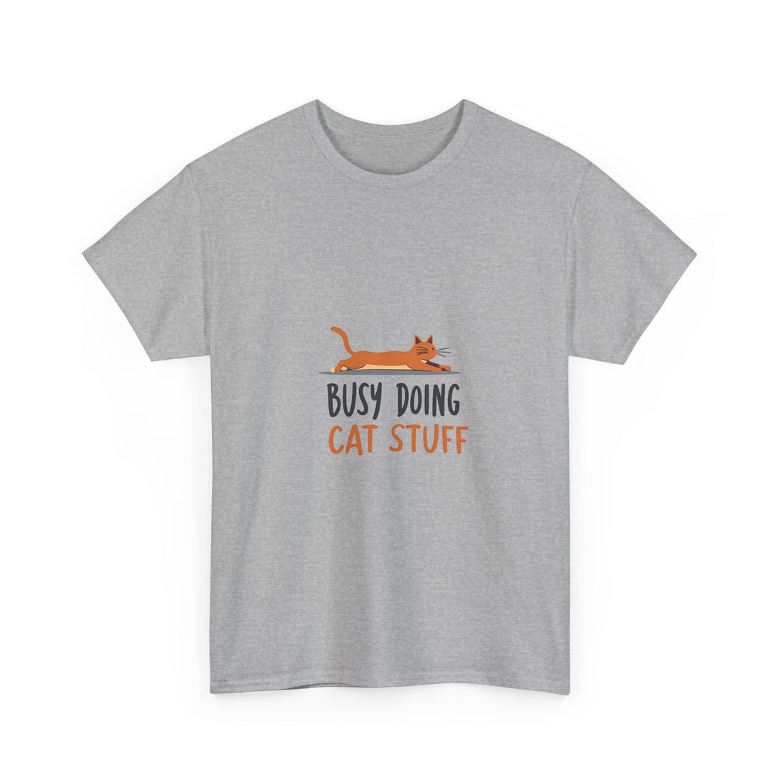 "Busy Doing Cat Stuff" Cute Cat Lover T-Shirt