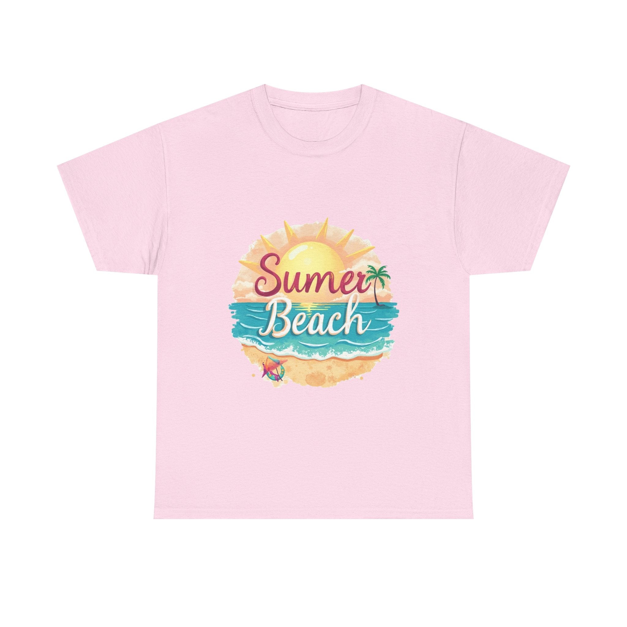 Retro Tropical Sunset Graphic T-Shirt