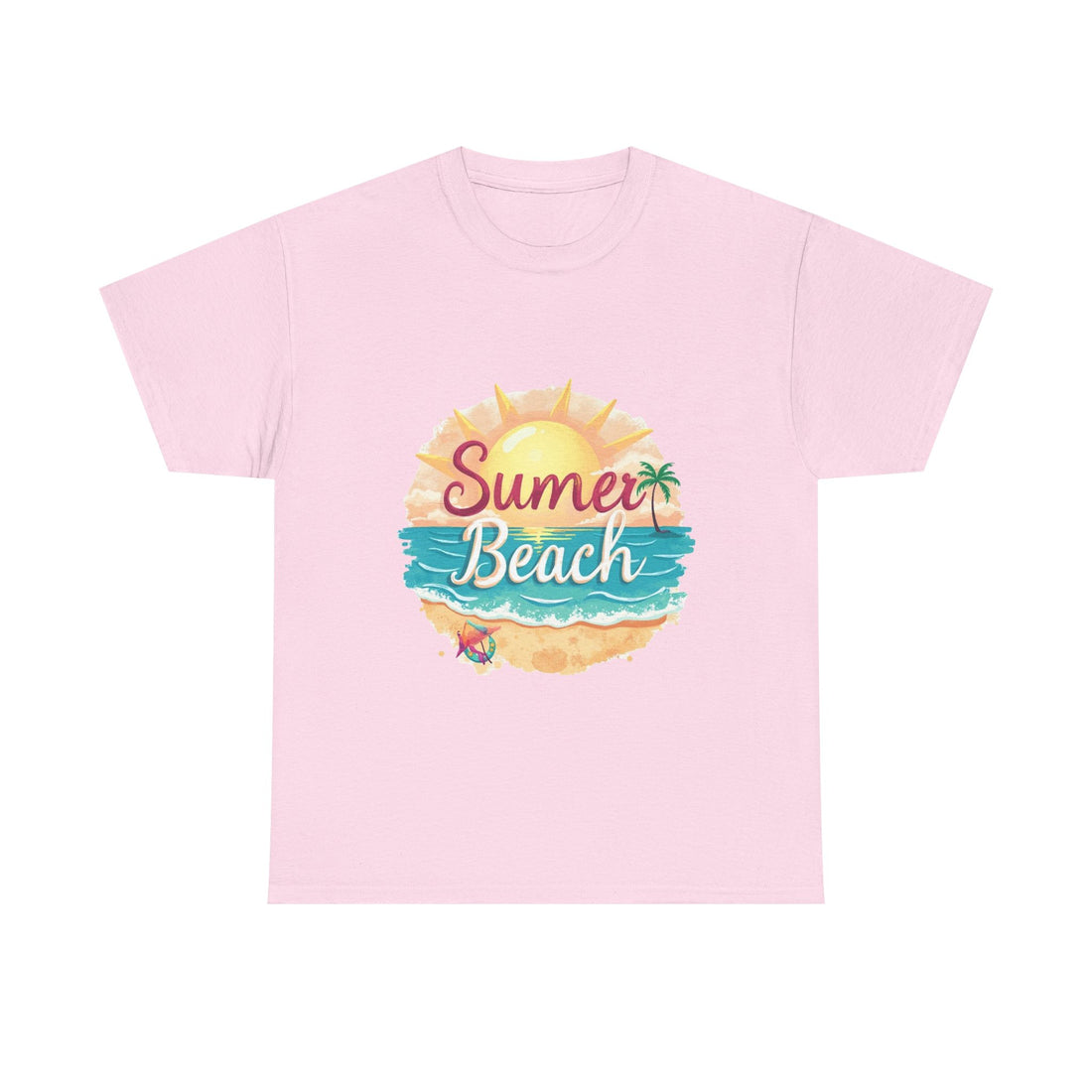 Retro Tropical Sunset Graphic T-Shirt