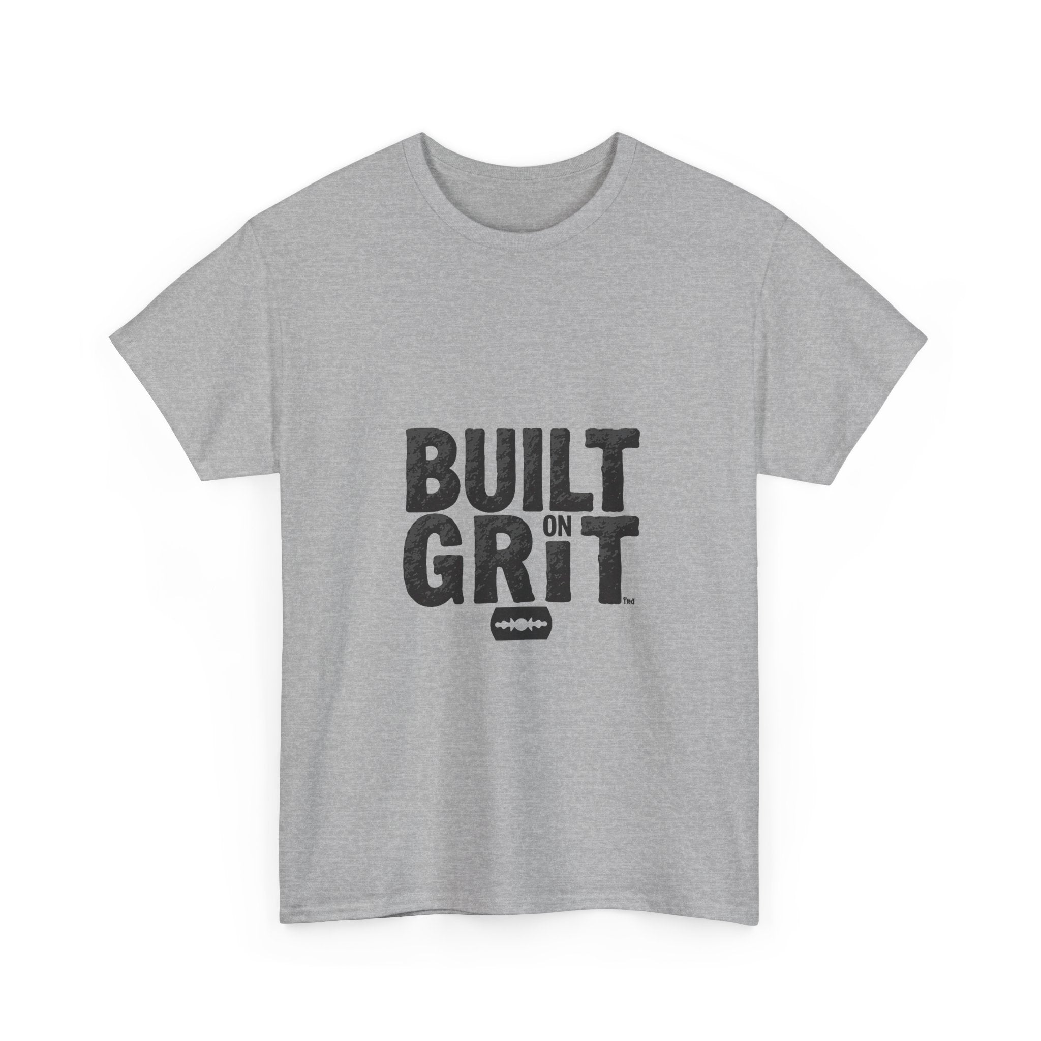 Built on Grit Motivational Graphic T-Shirt