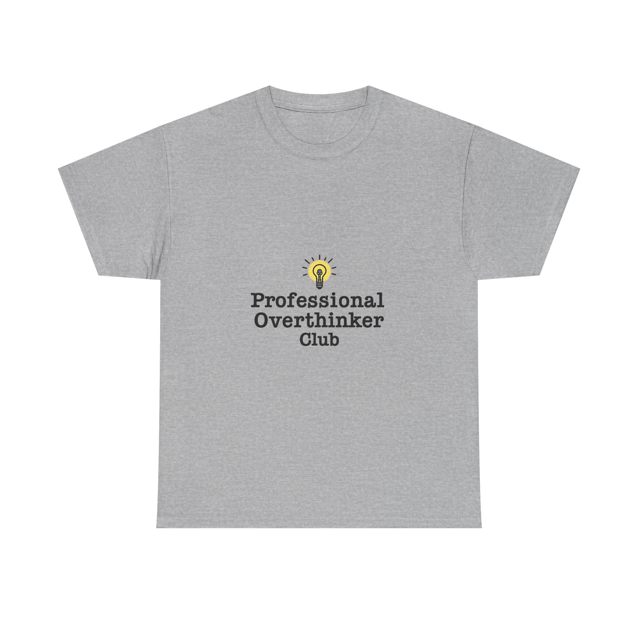 'Professional Overthinker Club' Funny Introvert T-Shirt