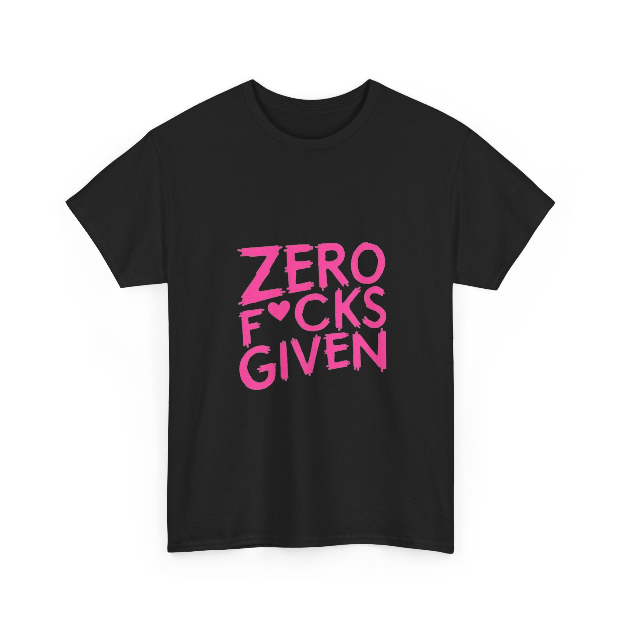 "Zero F*cks Given" Graphic T-Shirt