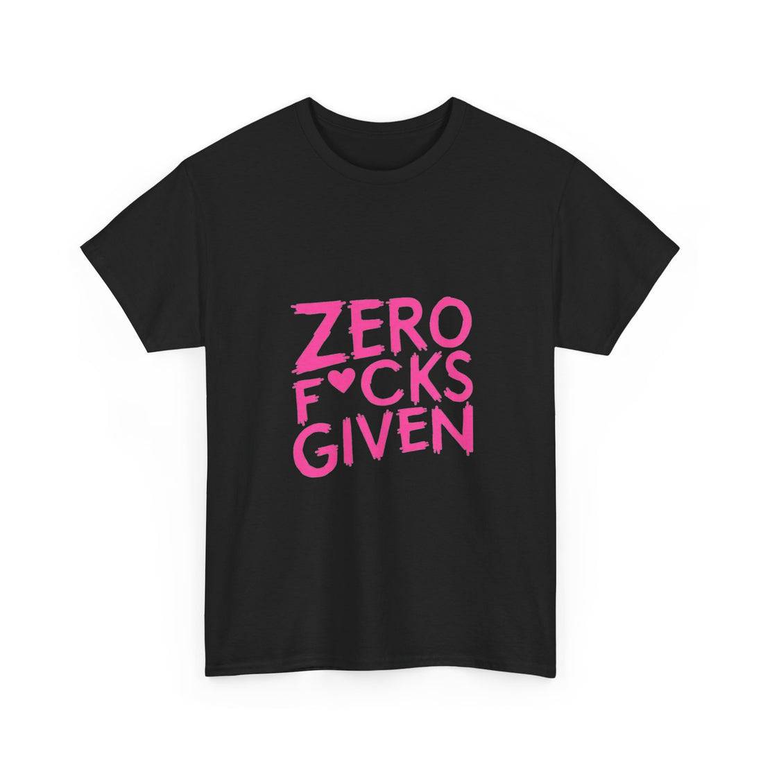 "Zero F*cks Given" Graphic T-Shirt