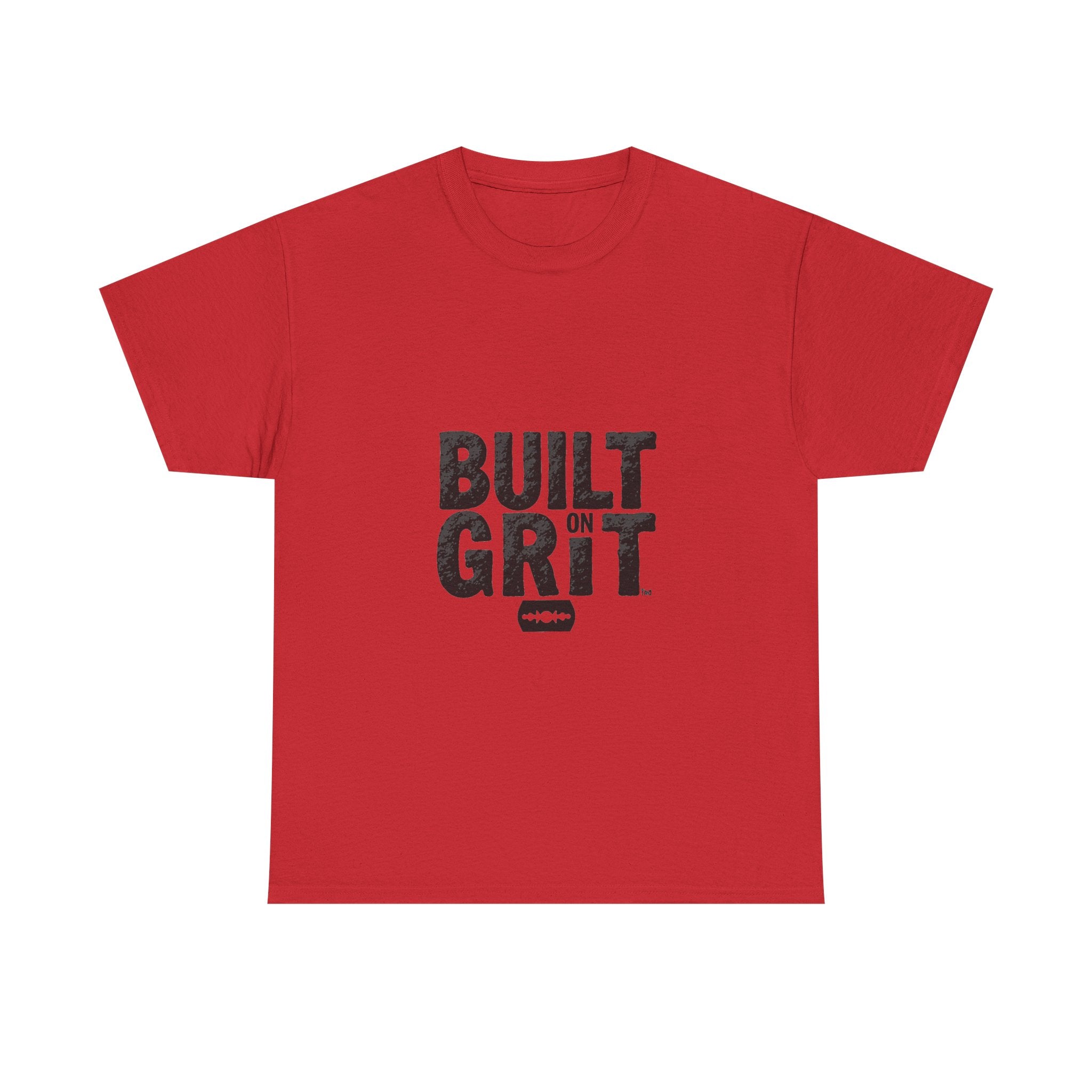 Built on Grit Motivational Graphic T-Shirt