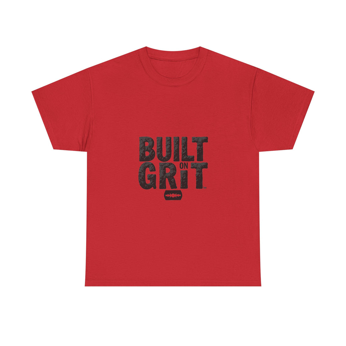 Built on Grit Motivational Graphic T-Shirt