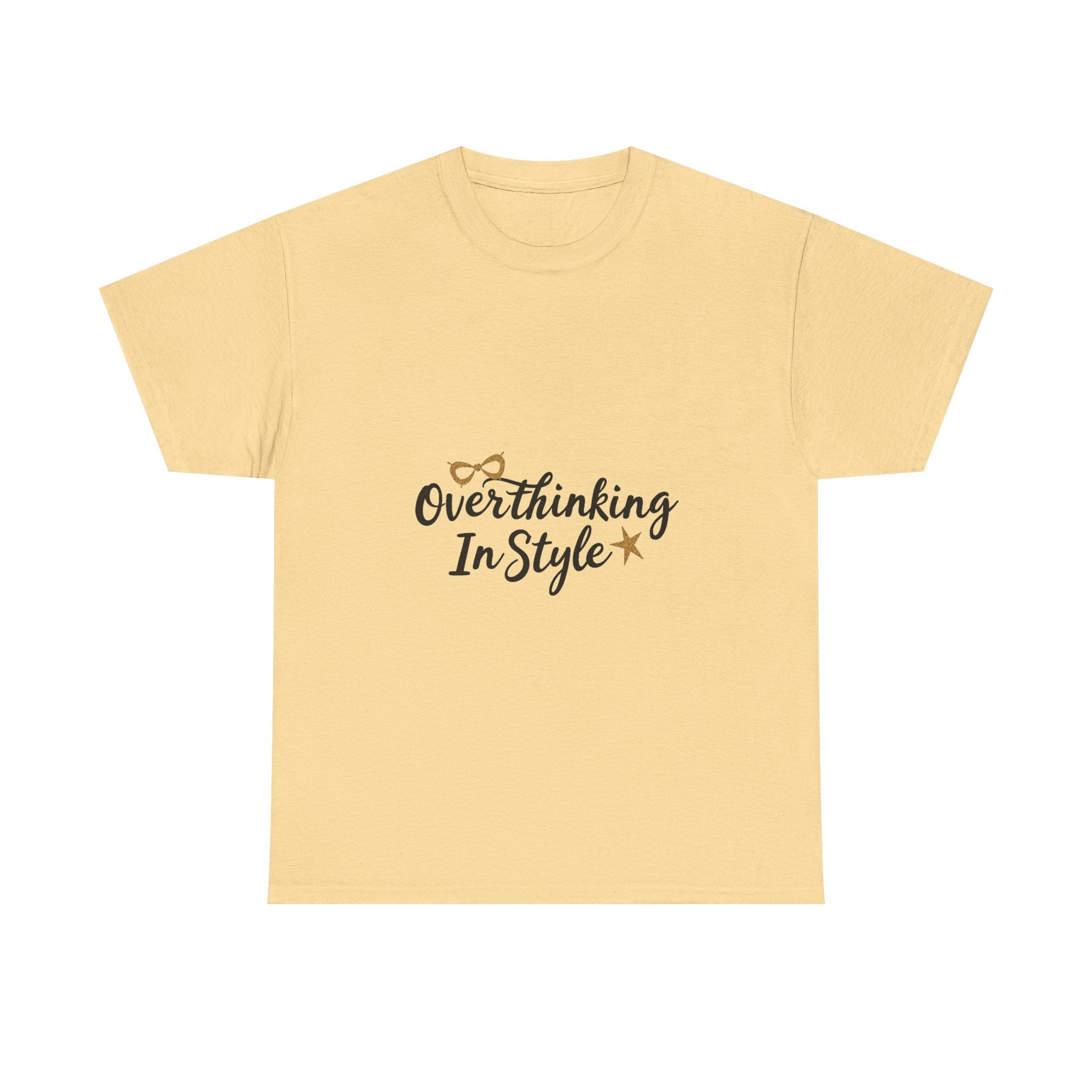 'Overthinking In Style' Funny Graphic Women’s Casual T-Shirt