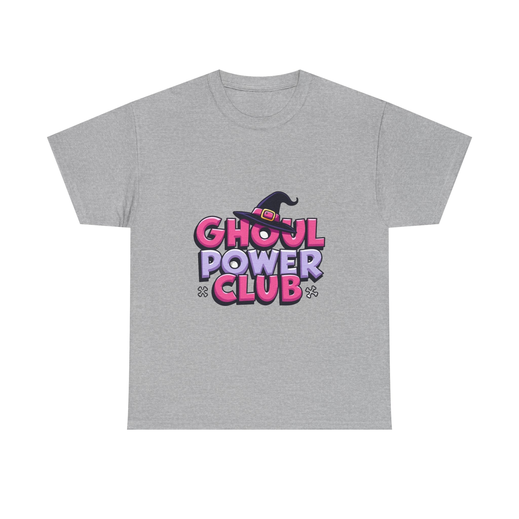 'Ghoul Power Club' Halloween Witch Hat Graphic T-Shirt