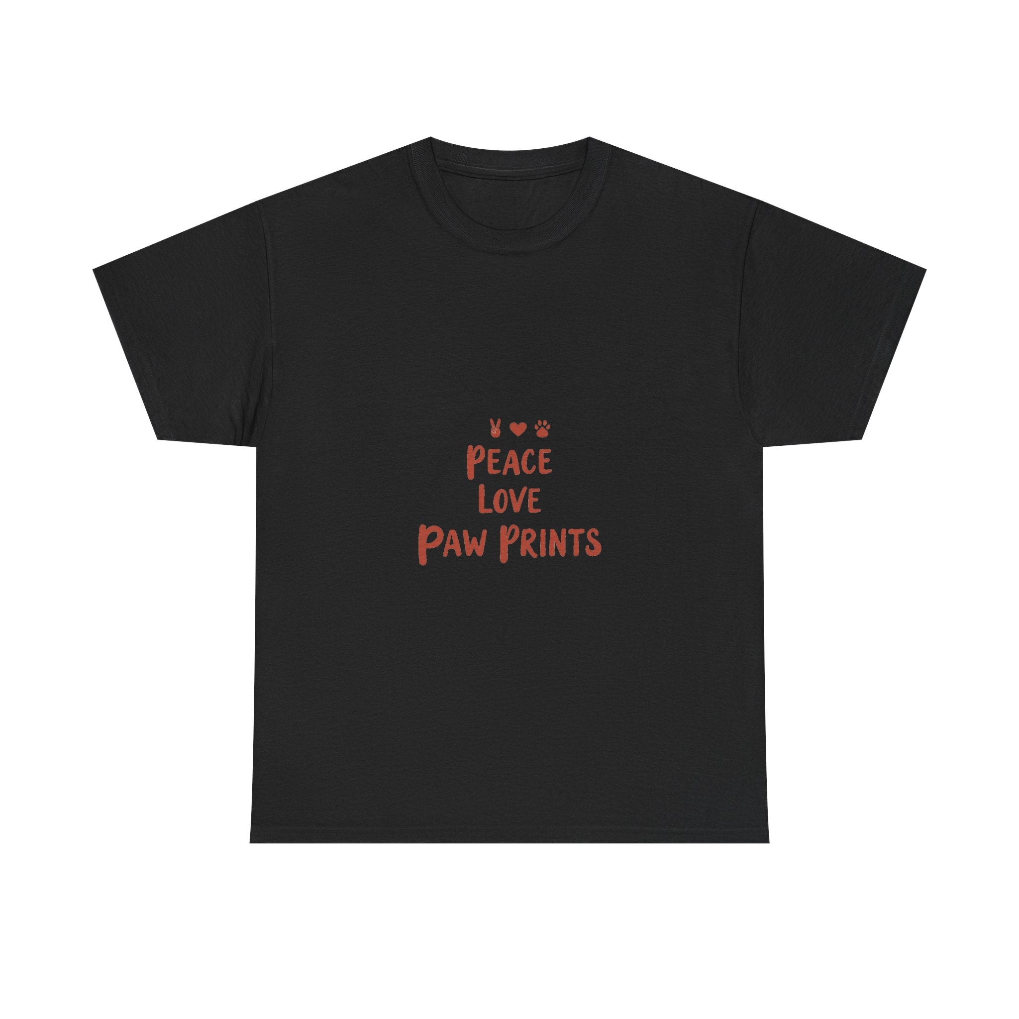 'Peace Love Paw Prints'  Cute Dog Lover T-Shirt
