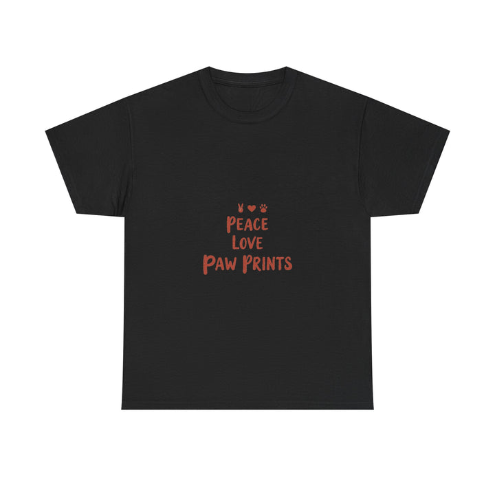 'Peace Love Paw Prints'  Cute Dog Lover T-Shirt