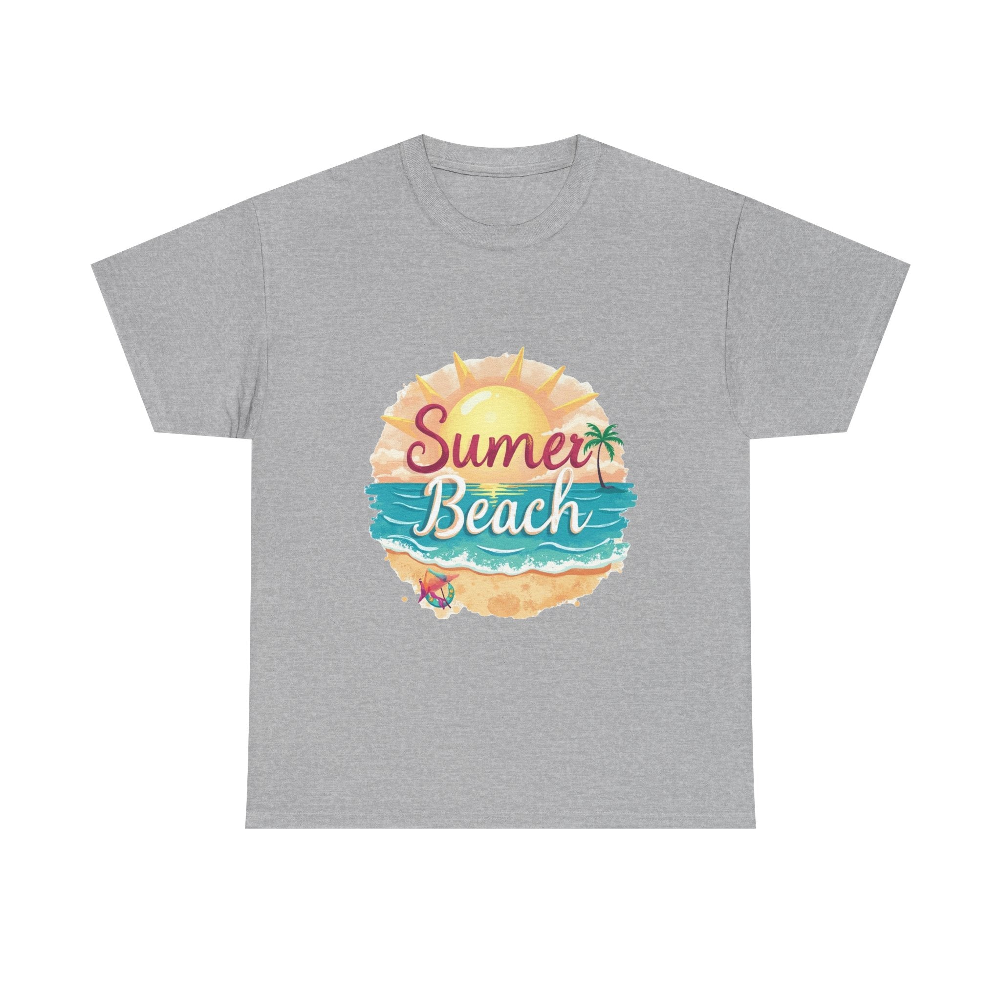 Retro Tropical Sunset Graphic T-Shirt