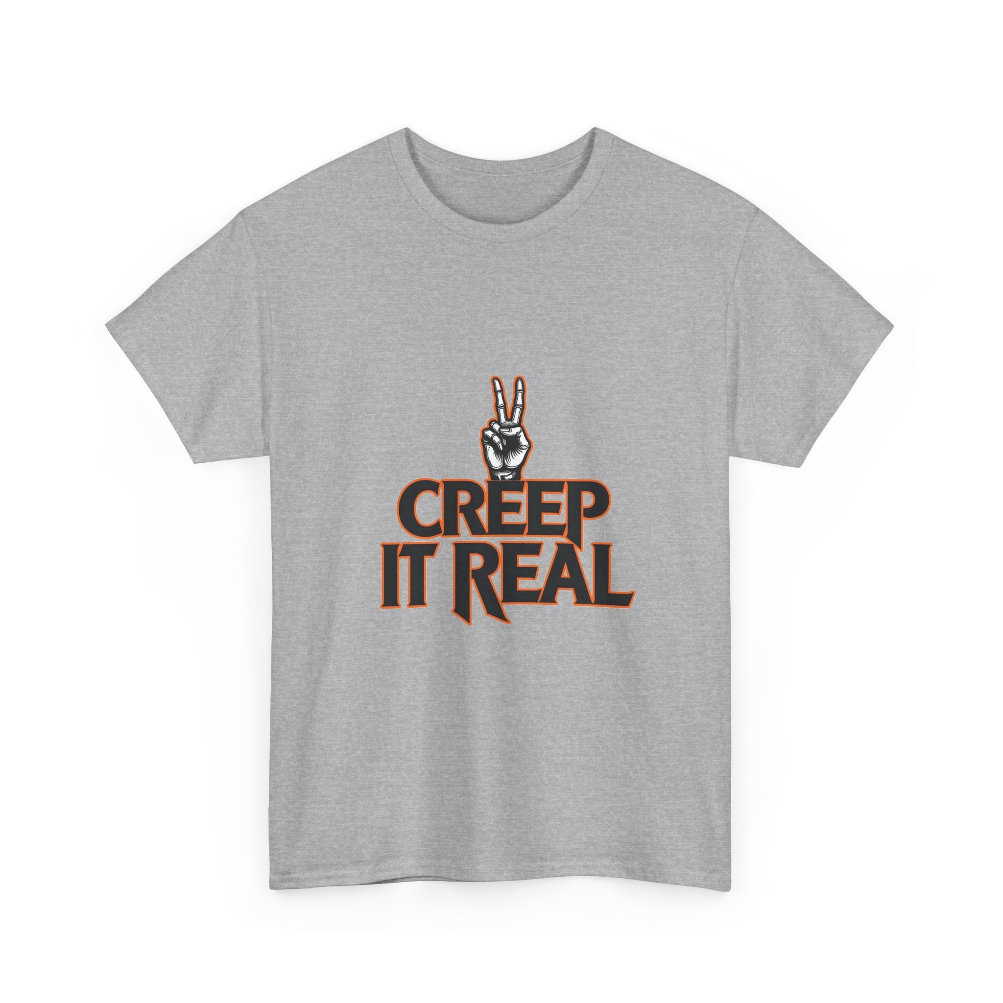 'Creep It Real'  Retro Peace Hand Graphic T-Shirt