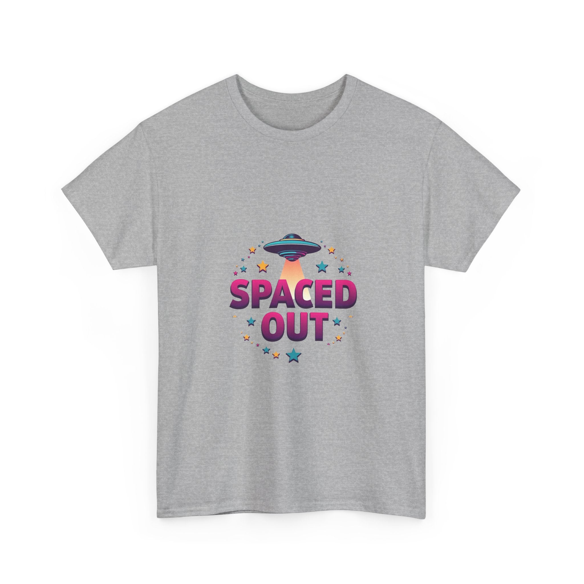 'Spaced Out' UFO Retro Space Graphic T-Shirt