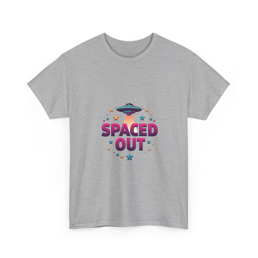 'Spaced Out' UFO Retro Space Graphic T-Shirt