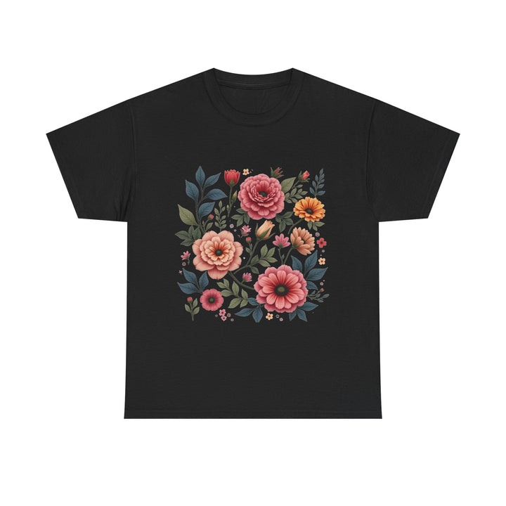 Floral Bouquet Vintage Pink Roses Graphic T-Shirt