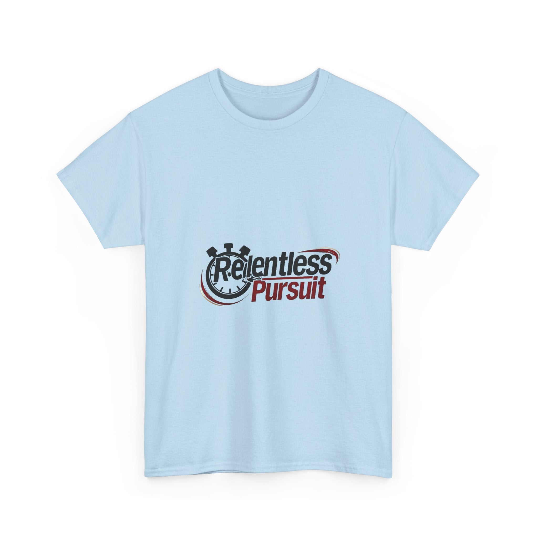 Relentless Pursuit Graphic Motivational Stopwatch Design T-Shirt